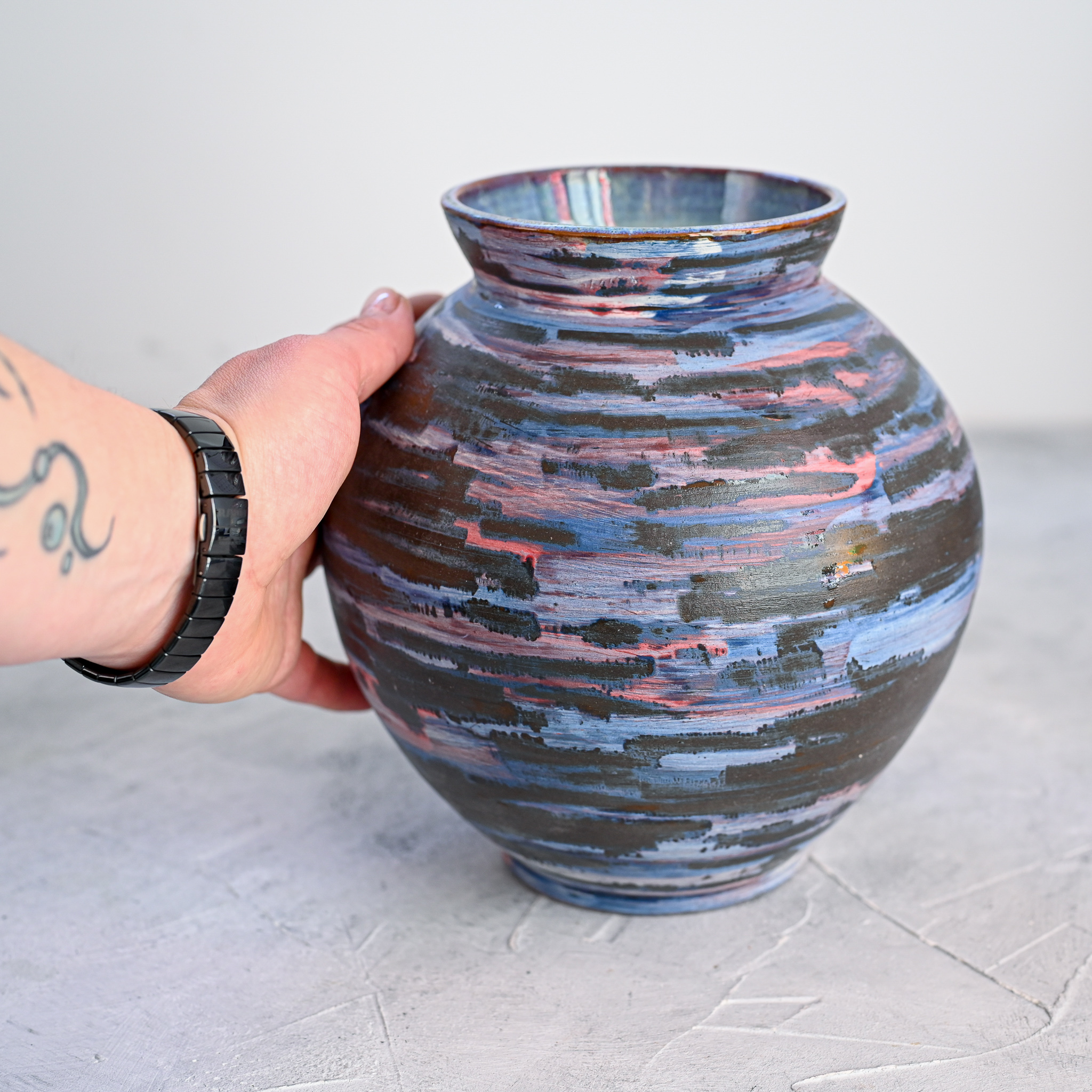картинка Большая керамическая ваза Юрия Пересады - DishWishes.Ru