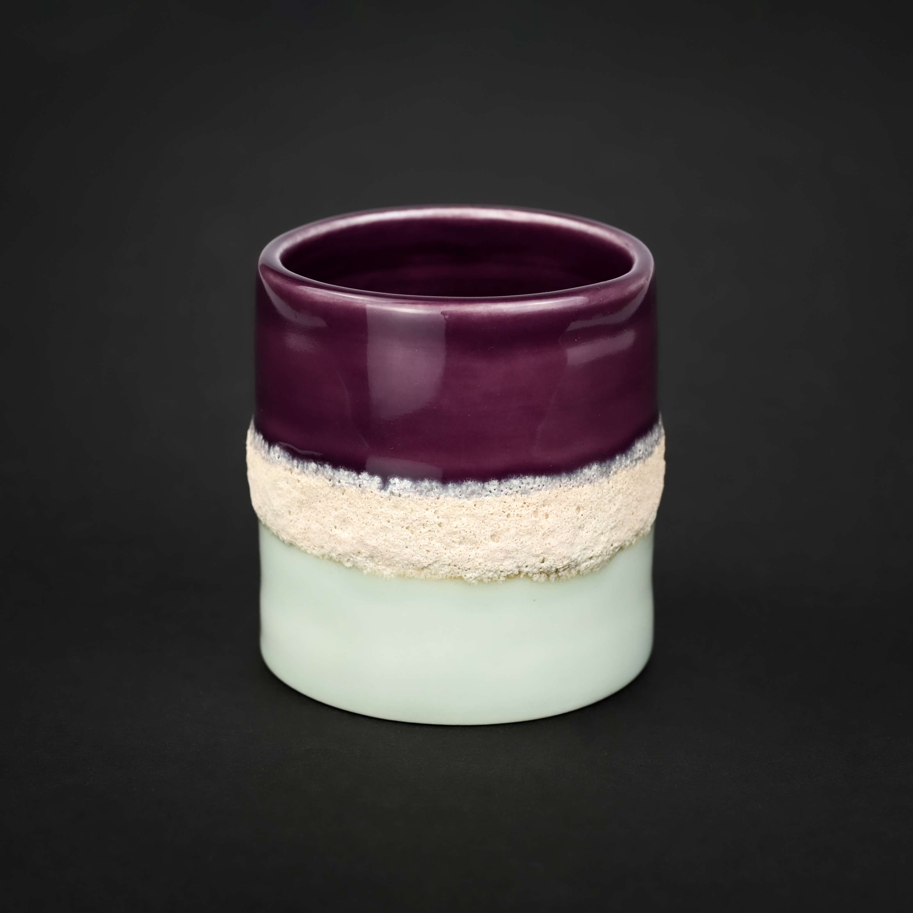 картинка Стакан для эспрессо Pele "Мятный+фиолетовый" - DishWishes.Ru