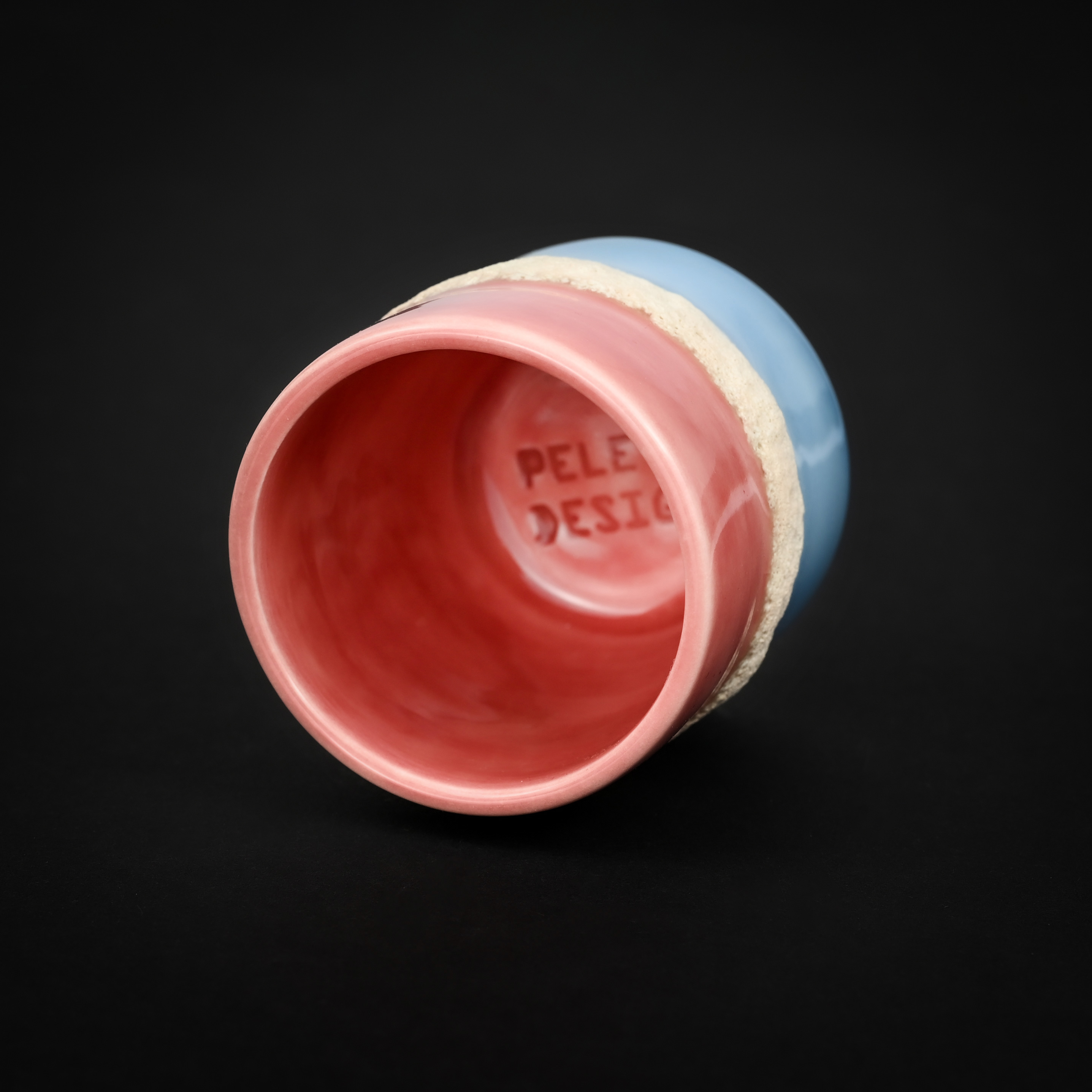картинка Стакан для эспрессо Pele "Голубой+розовый" - DishWishes.Ru