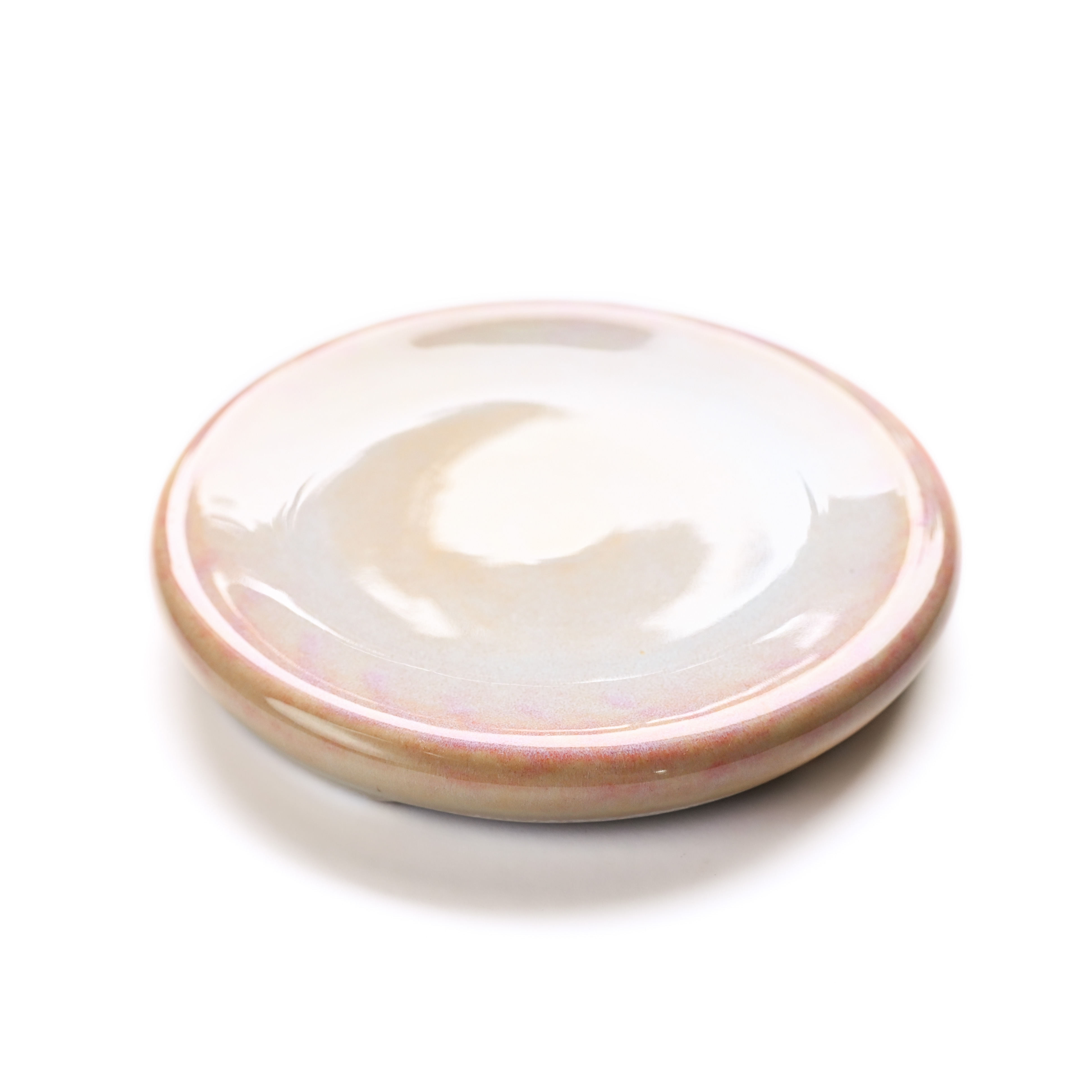 картинка Десертная тарелка Pottery Atelier розовая 15 см - DishWishes.Ru