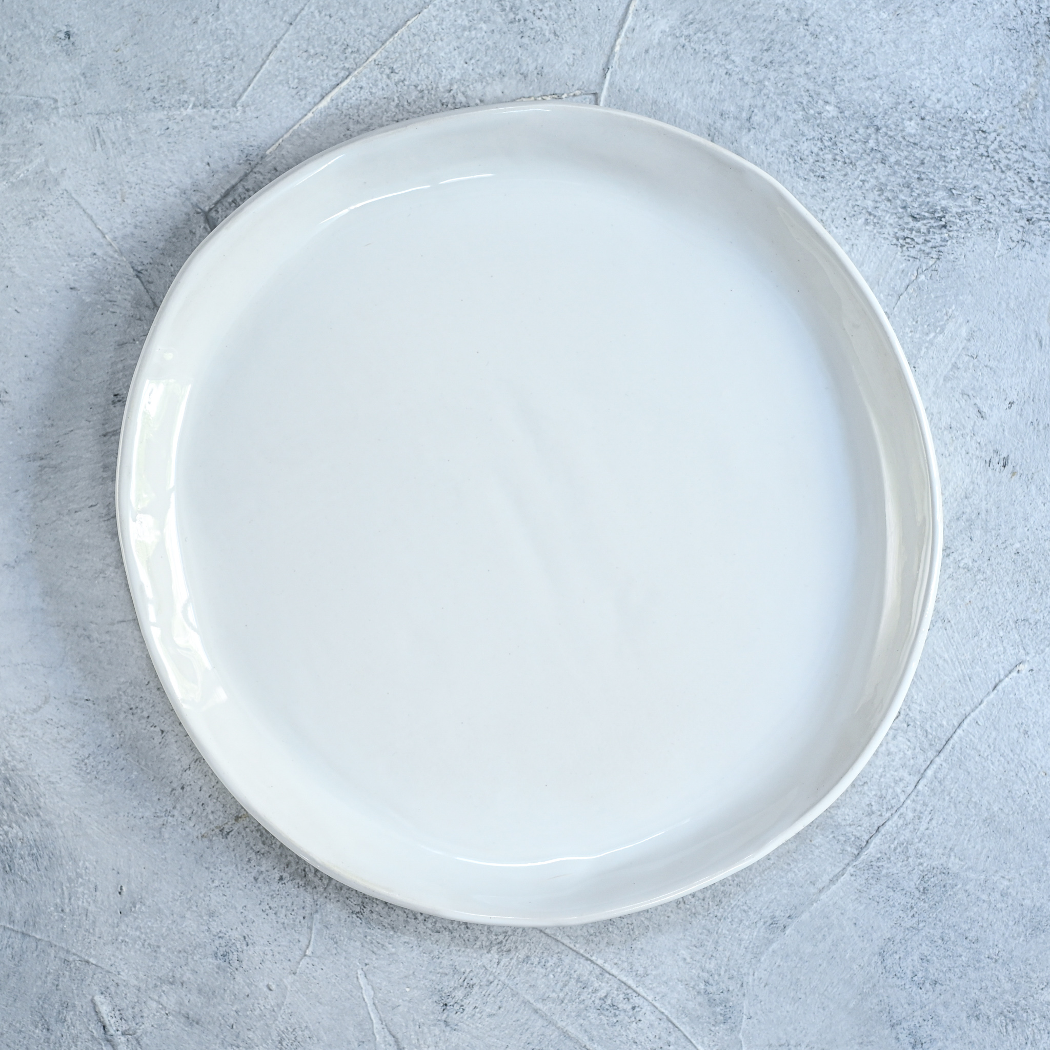 картинка Керамическая тарелка "Снег" - DishWishes.Ru