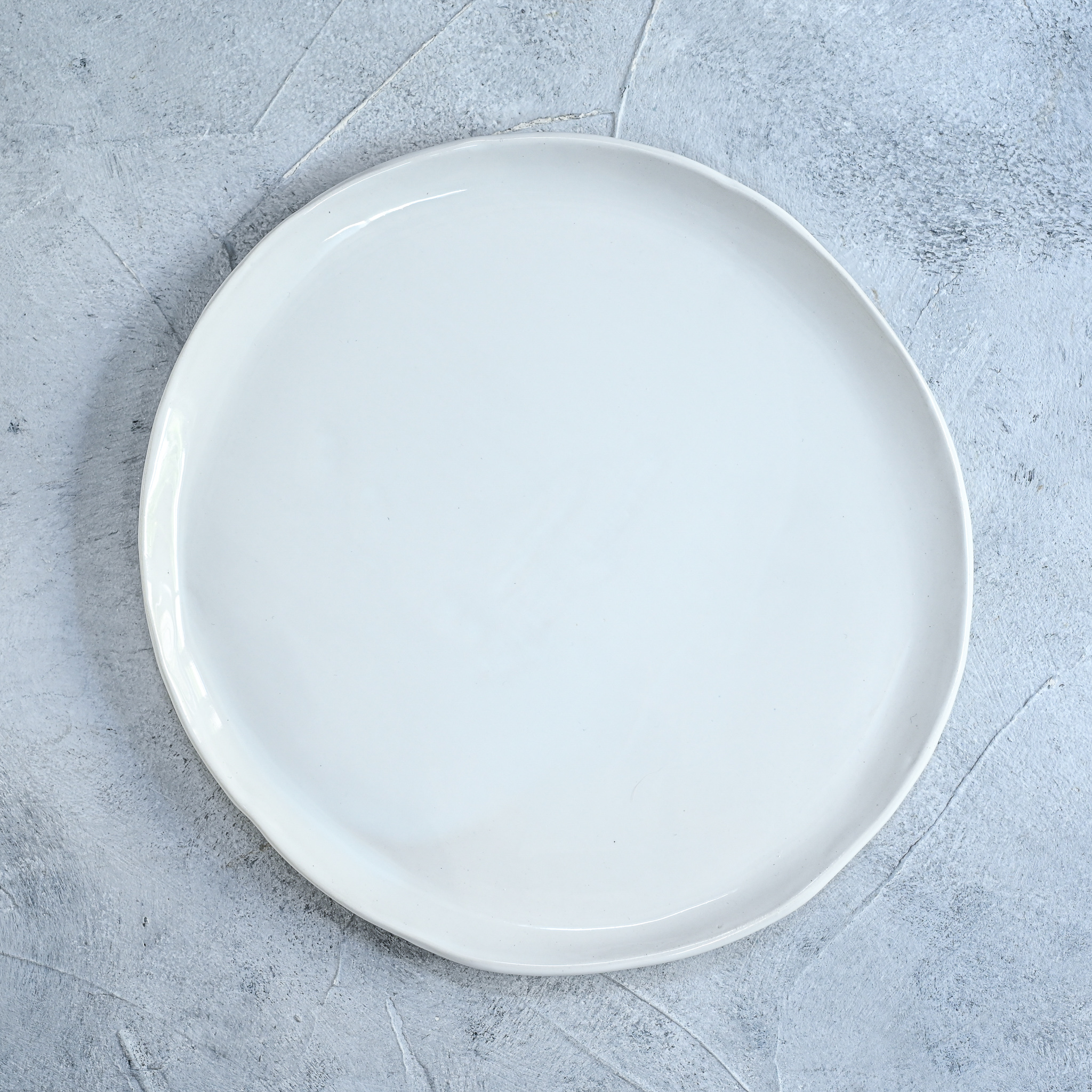 картинка Керамическая тарелка "Снег" - DishWishes.Ru