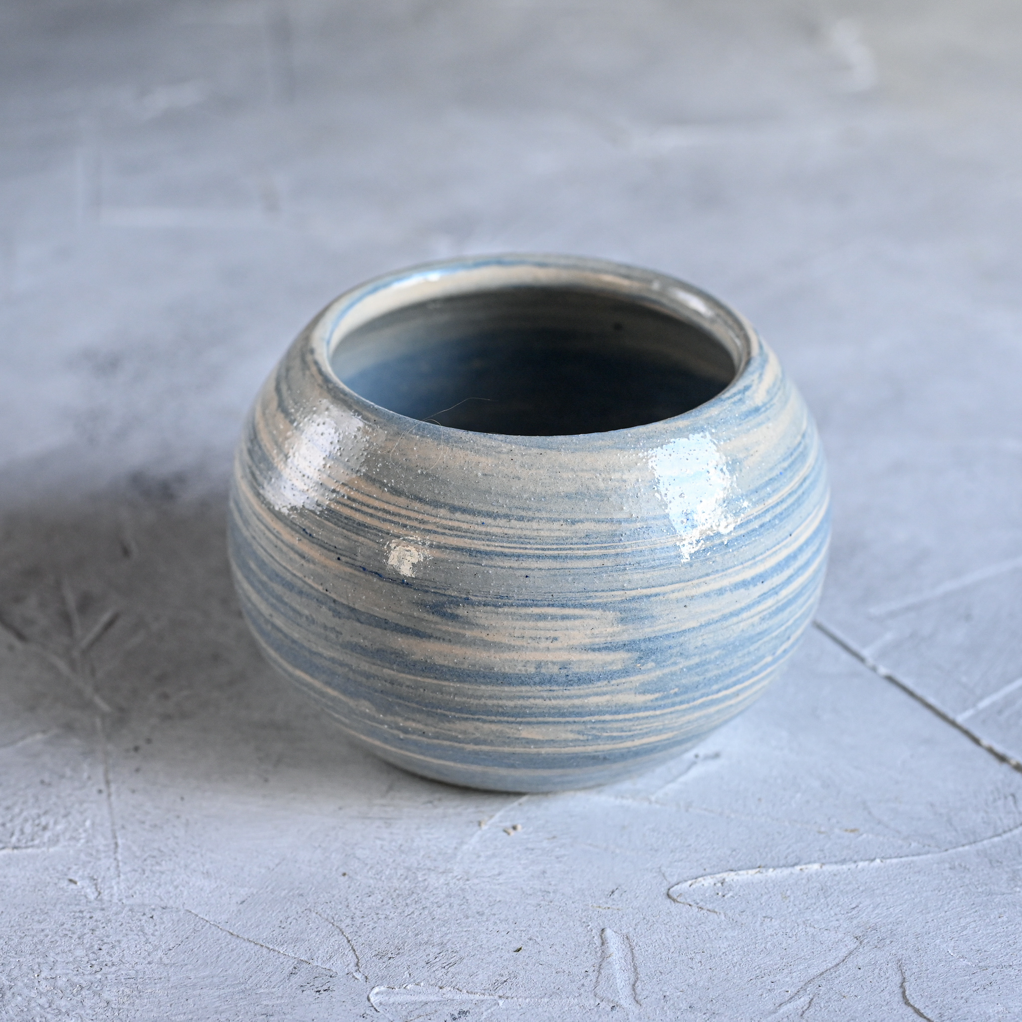 картинка Керамическая ваза в технике нерияги - DishWishes.Ru