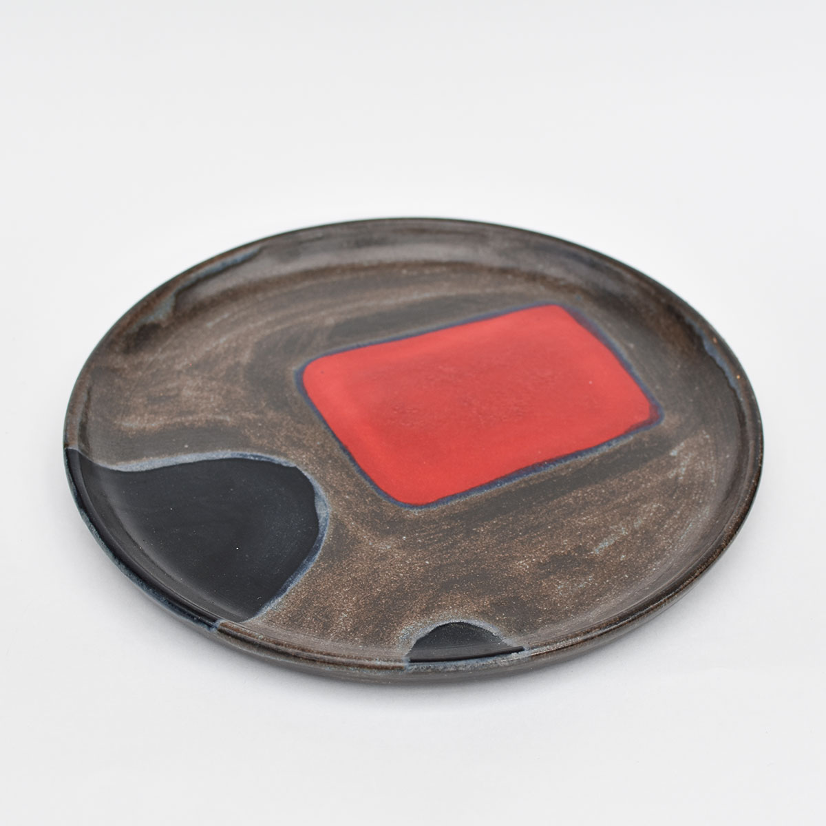 картинка Керамическая тарелка из темной серии "Ротко" - DishWishes.Ru